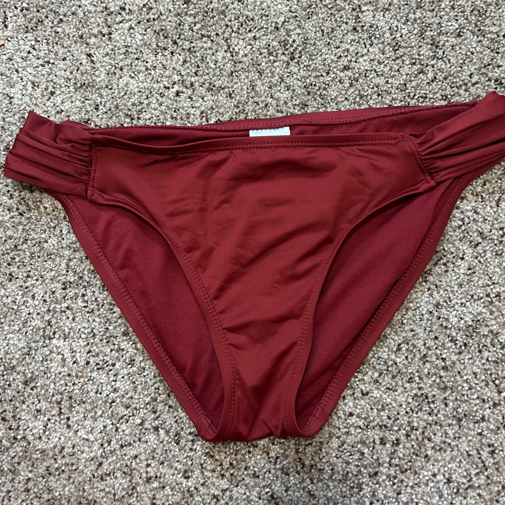Burgundy Bikini Bottom